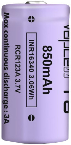 Аккумулятор / батарейка Vapcell INR16340 T8 850 mAh