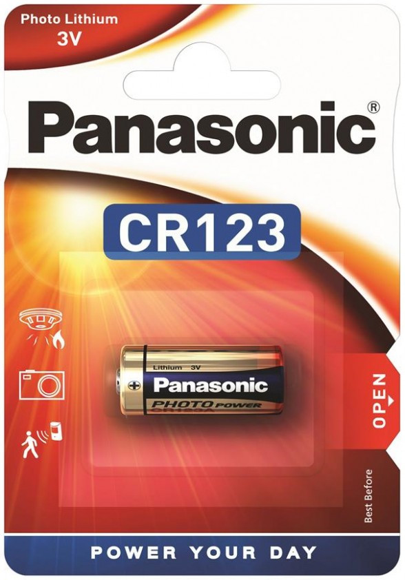 Батарейка CR123 Panasonic 1xCR123
