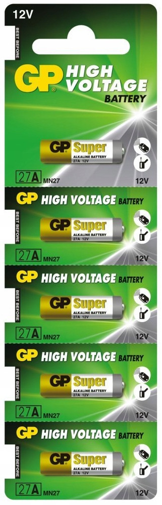 Батарейка A27 GP High Voltage 5xA27 MN27