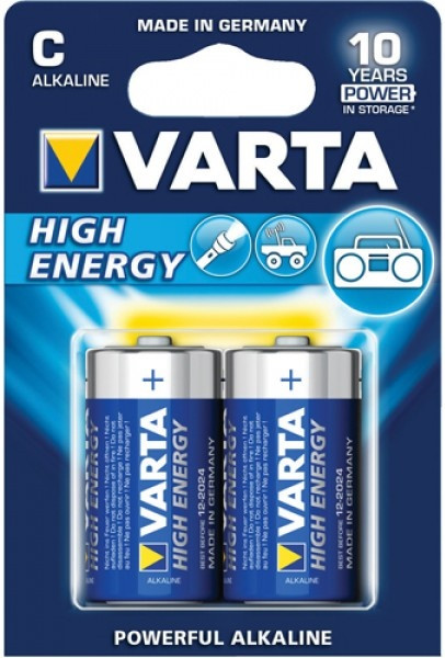 Аккумулятор / батарейка Varta High Energy 2xC