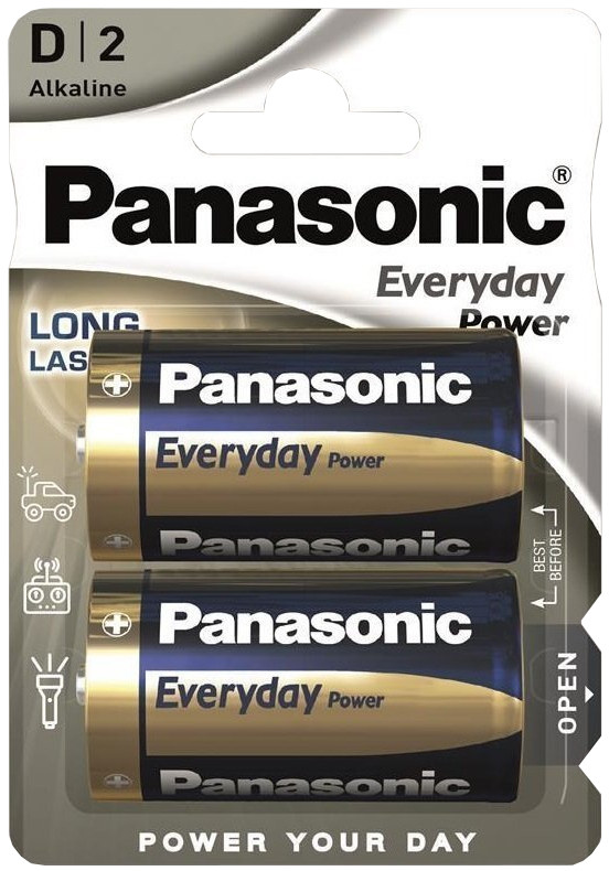 Батарейка Panasonic Everyday Power 2xD