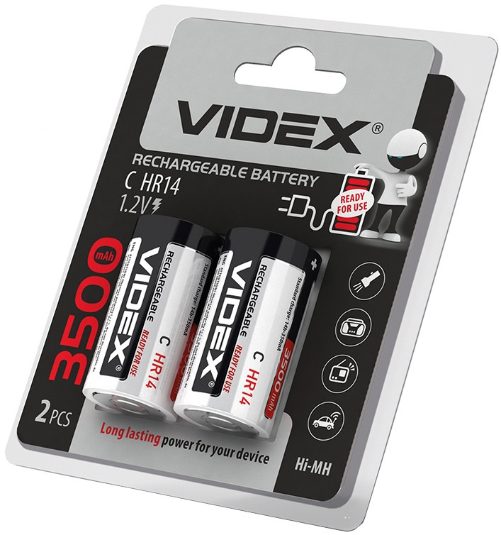 Аккумулятор C Videx 2xC 3500 mAh (HR14/3500/2DB)