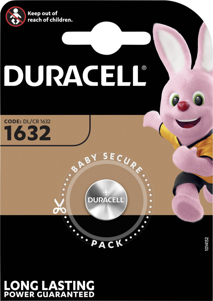 Аккумулятор / батарейка Duracell 1xCR1632