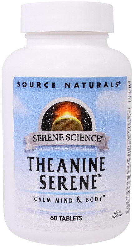 Тианин Source Naturals Theanine Serene 30 tab