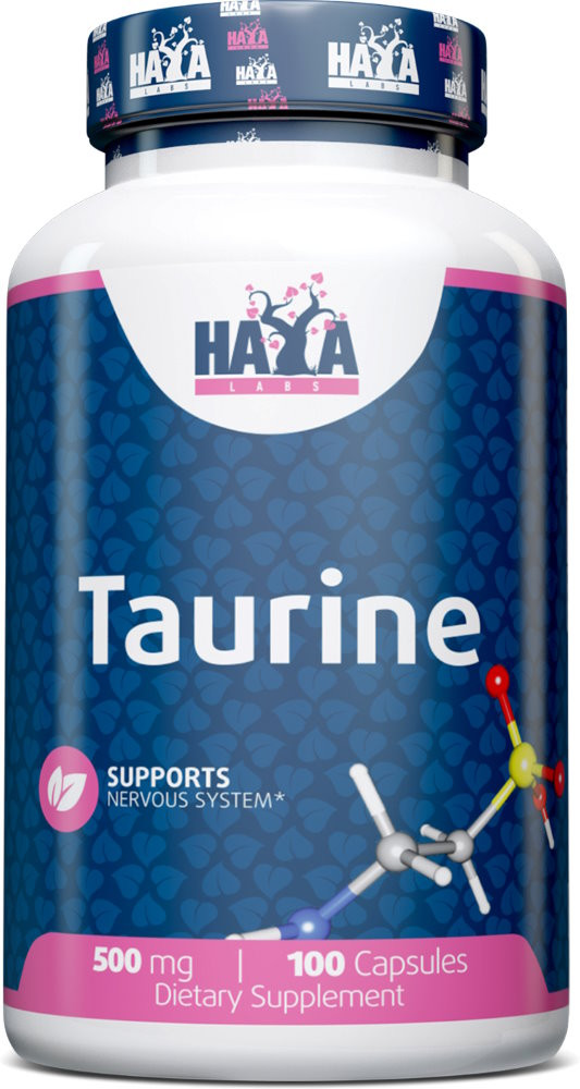Таурин Haya Labs Taurine 500 mg 100 cap