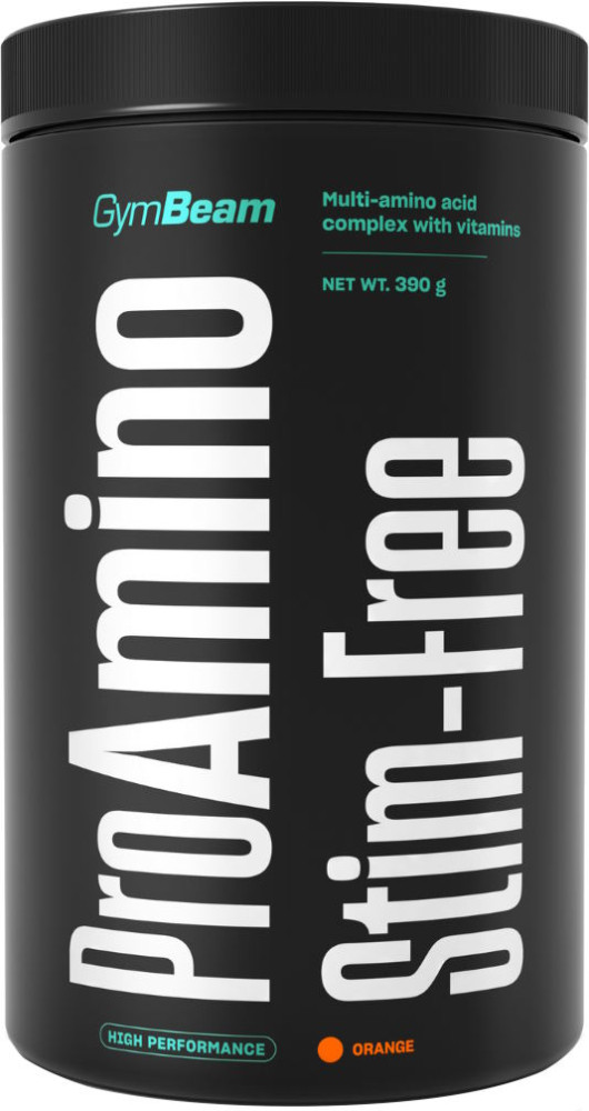 BCAA GymBeam ProAmino Stim-Free 390 g