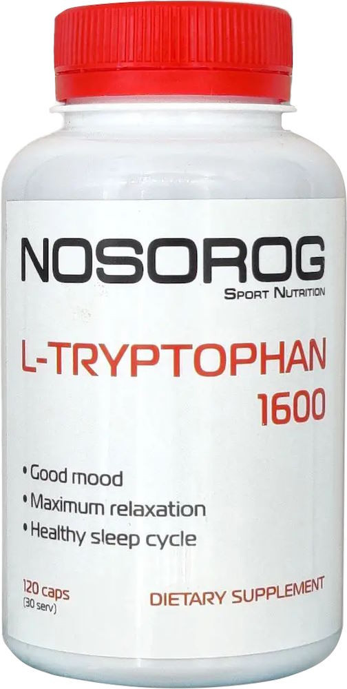 Триптофан Nosorog L-Tryptophan 1600 120 cap