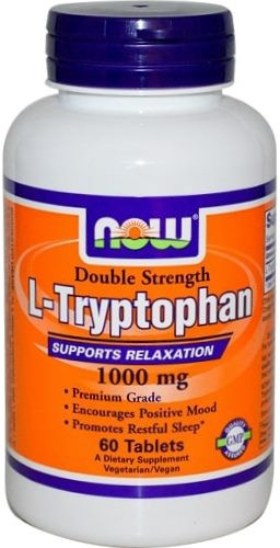 Триптофан Now L-Tryptophan 500 mg 60 cap
