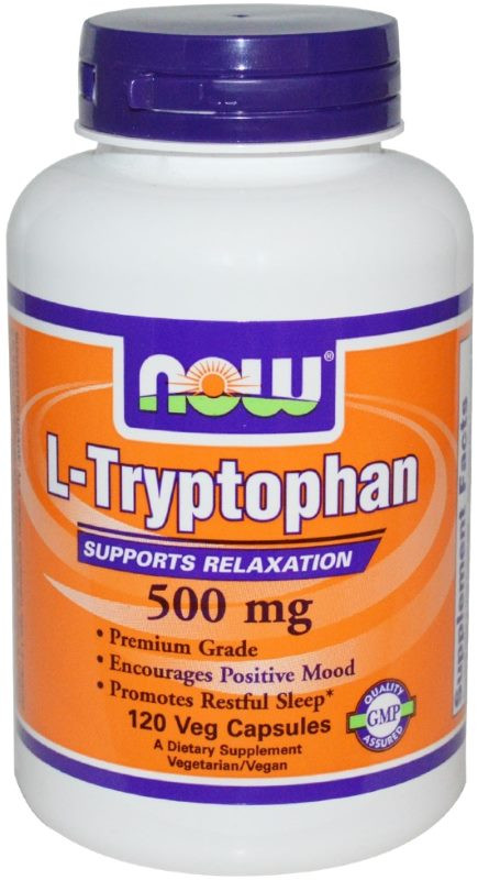 Триптофан Now L-Tryptophan 500 mg 120 cap