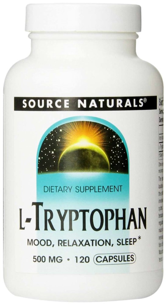 Триптофан Source Naturals L-Tryptophan 500 mg 60 cap