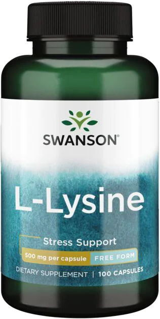 Лизин Swanson L-Lysine 500 mg 100 cap