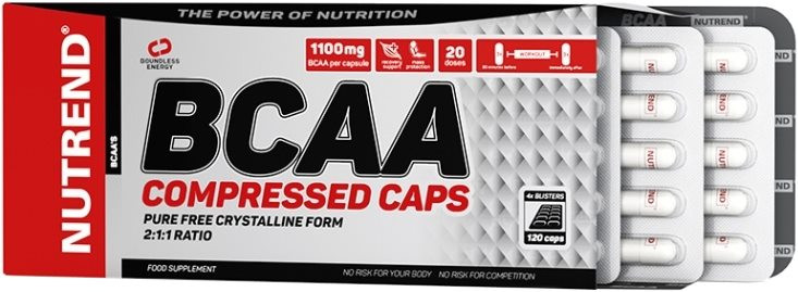 BCAA Nutrend Compressed Caps 120 cap