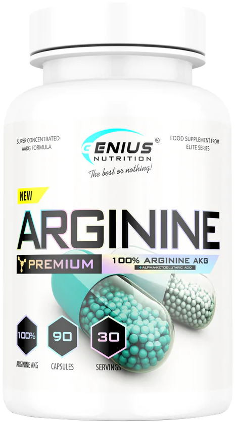 AAKG Genius Nutrition Arginine 90 cap