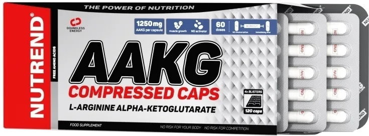 AAKG Nutrend Compressed 120 cap