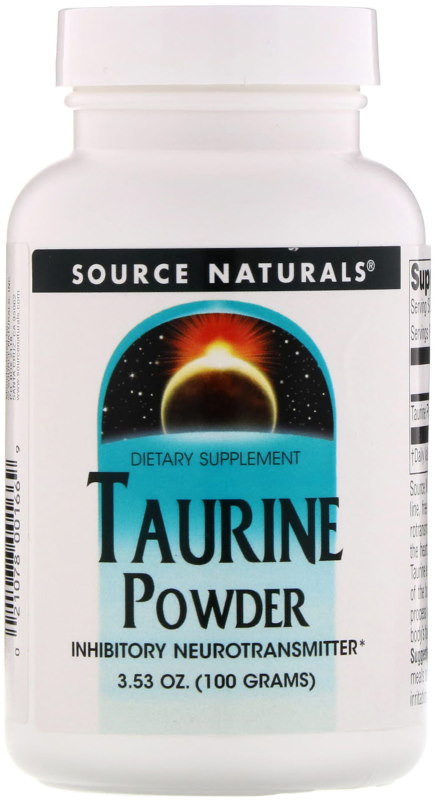 Таурин Source Naturals Taurine Powder 100 g