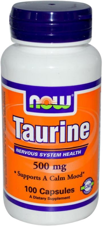 Триптофан Now Taurine 500 mg 100 cap