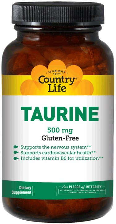 Таурин Country Life Taurine 100 tab
