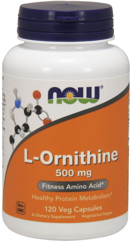 Орнитин Now L-Ornithine 500 mg 120 cap