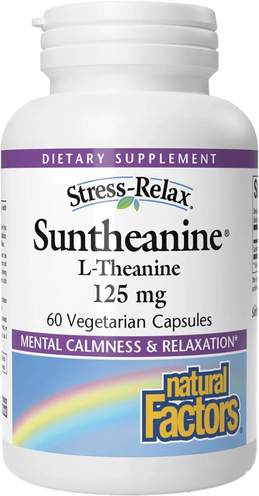 Тианин Natural Factors Suntheanine 125 mg 60 cap