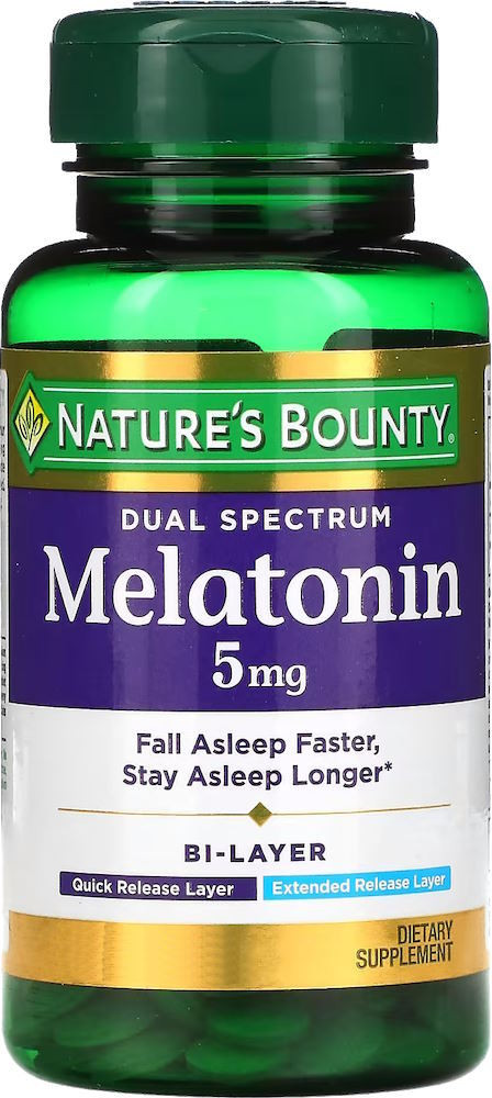 Амінокислоти Natures Bounty Melatonin 5 mg 60 cap