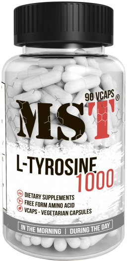 Тирозин MST L-Tyrosine 1000 mg 90 cap