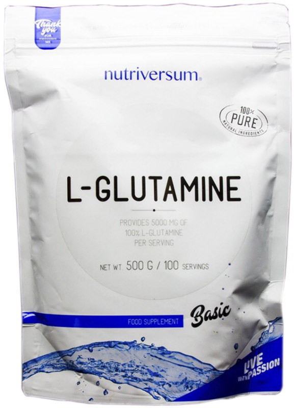 Глутамін Nutriversum L-Glutamine 500 g