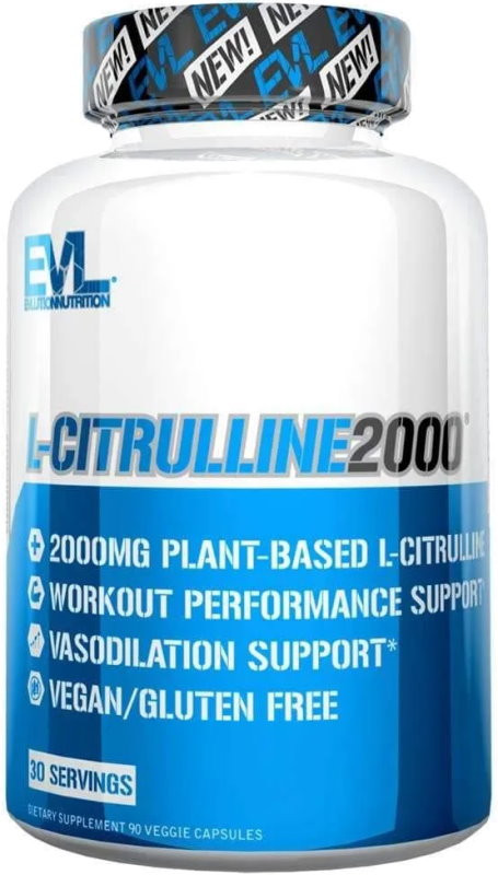 Цитрулін EVL Nutrition L-Citrulline 2000 Caps 90 cap
