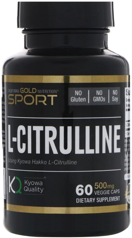 Цитрулін California Gold Nutrition L-Citrulline 60 cap