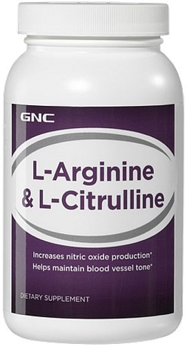 Аргінін GNC L-Arginine/L-Citrulline 120 cap