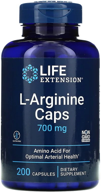 Аргінін Life Extension L-Arginine Caps 700 mg 200 cap