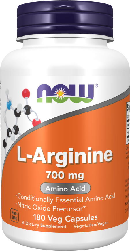 Аргінін Now L-Arginine 700 mg 180 cap