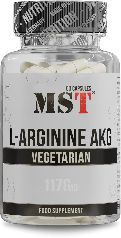 Аргінін MST L-Arginine AKG 60 cap