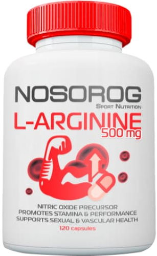Аргінін Nosorog L-Arginine 500 mg 120 cap