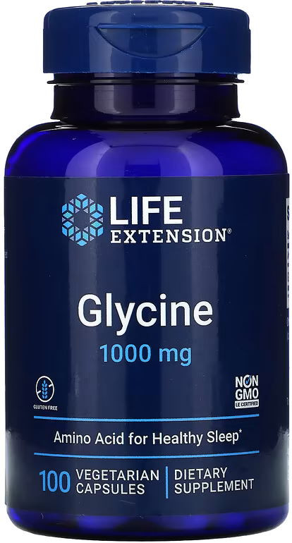 Гліцин Life Extension Glycine 1000 mg 100 cap