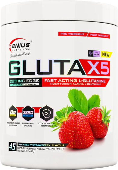 Глутамін Genius Nutrition Gluta X5 405 g