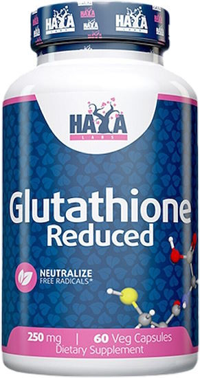 Амінокислоти Haya Labs Glutathione Reduced 250 mg 60 cap