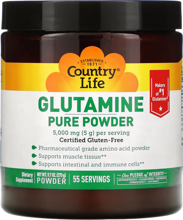 Глутамін Country Life Glutamine Pure Powder 275 g