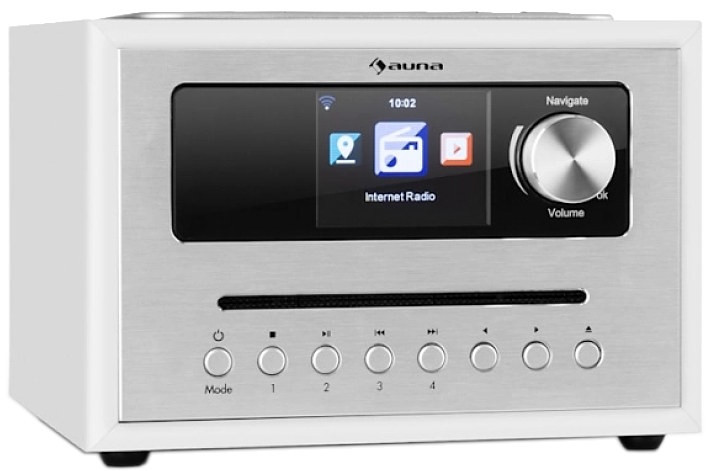 Аудіосистема Auna Silver Star CD Cube