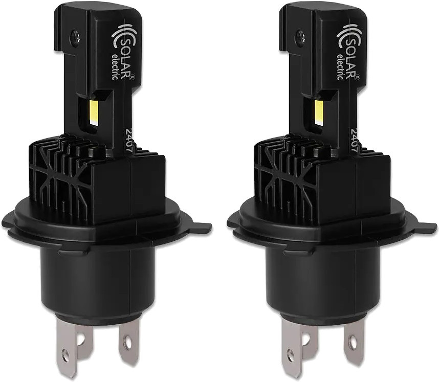 LED лампа Solar H4 6500K 3000Lm 30W 2pcs
