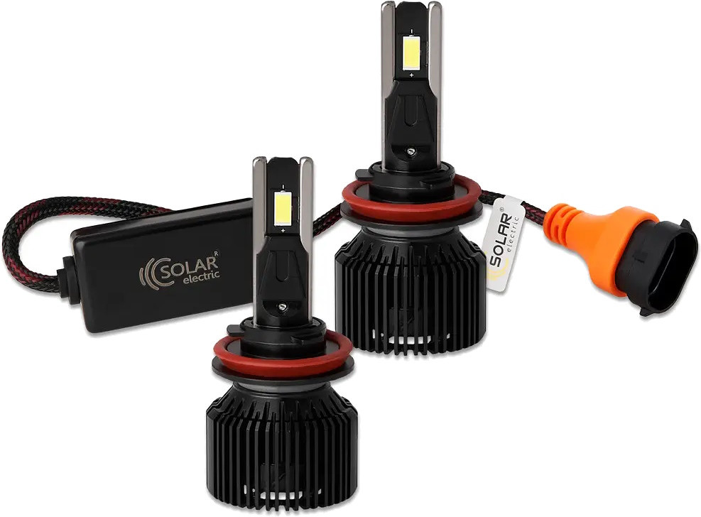 LED лампа Solar H11 6500K 11000Lm 130W 2pcs