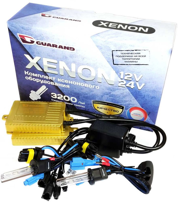 Ксенон Guarand Standart HB3 55W 3000K Kit