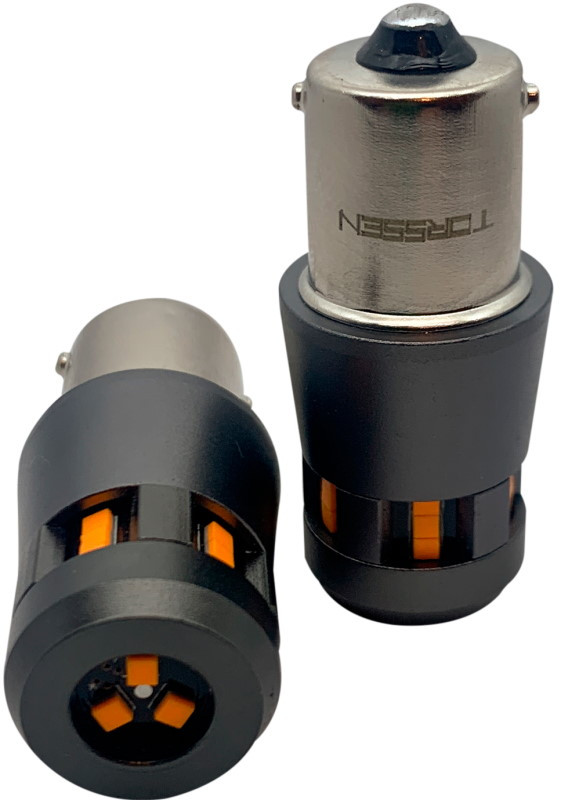 LED лампа Torssen PY21W Yellow 8W 2pcs