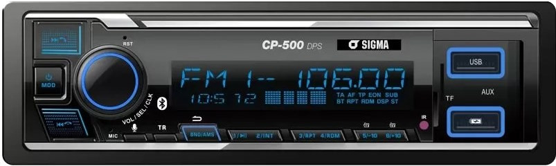 Автомагнітола Sigma CP-500 BT DSP RGB APP