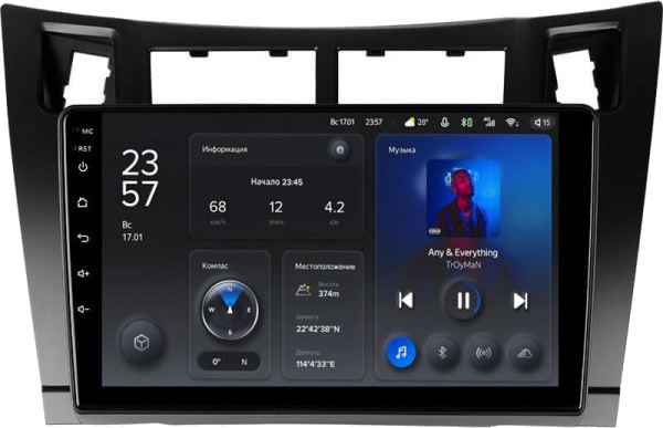 Автомагнитола Teyes X1 232Gb Toyota Yaris (XP90) (2005-2012) 9