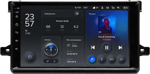 Автомагнитола Teyes X1 232Gb Toyota Prius (XW50) (2015-2020) 9