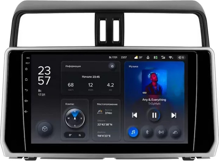 Автомагнитола Teyes X1 232Gb Toyota Land Cruiser Prado 150 (2017-2018) 10