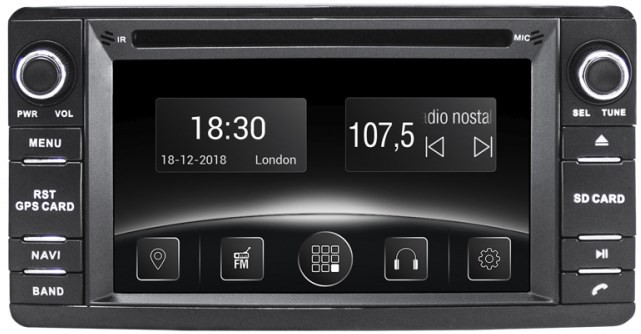 Автомагнітола Gazer CM6006-GFW