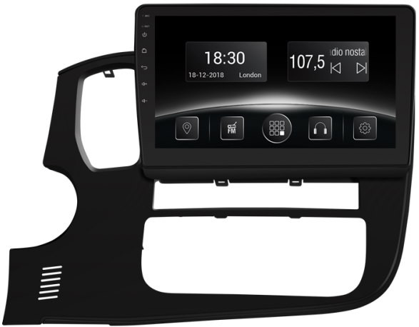 Автомагнітола Gazer CM5510-GFW