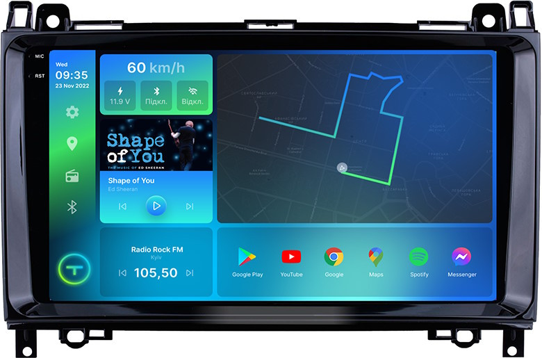 Автомагнитола Torssen 2K F96128 4G Mercedes-Benz Vito, Viano, Sprinter