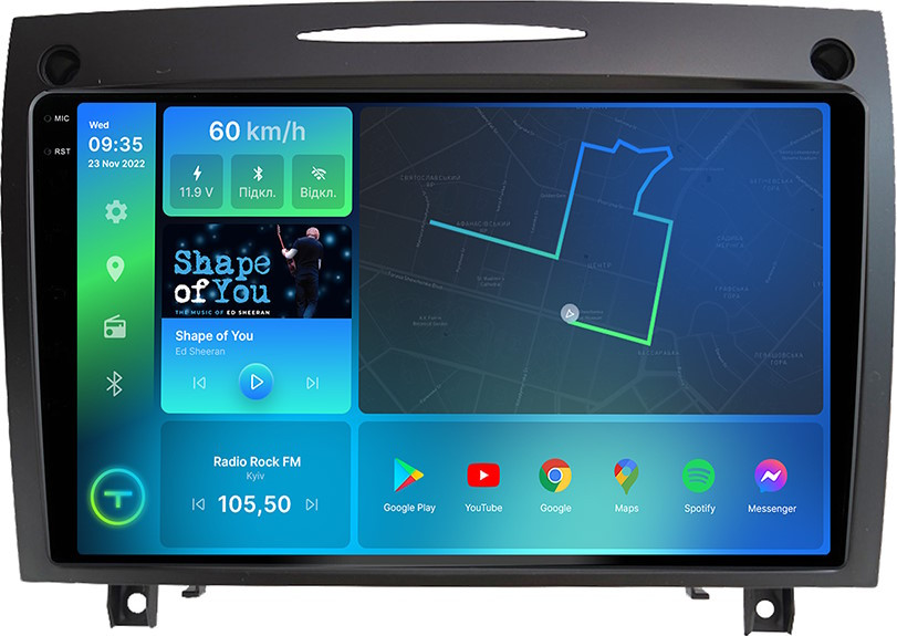 Автомагнитола Torssen 2K F96128 4G Mercedes-Benz SLK 2006-2010